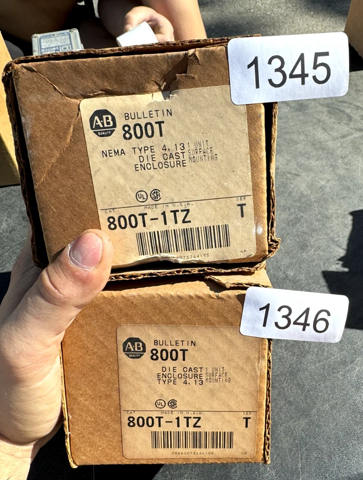 Allen Bradley 800T-1TZ Nema Type 4, 13 Die Cast Enclosure Series T - Image 1 of 1