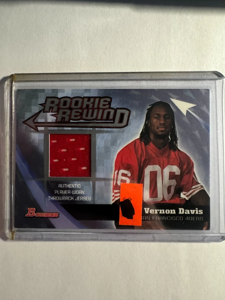 K218,020 -  2006 Bowman Rookie Rewind Jerseys #BRRVD Vernon Davis - Image 1 of 1