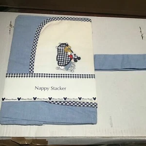 Disney marks and Spencer Mickey Mouse bed navy baby nappy stacker brand new pack - Picture 1 of 4