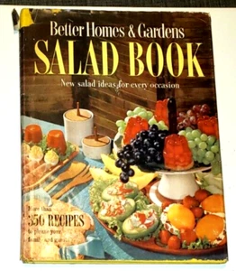 Better Homes & Garden SALAD BOOK (1958, Hardcover) new salad ideas, 350 recipes - Picture 1 of 9