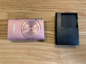 Canon IXY 420F PowerShot ELPH 320 HS IXUS 240 HS 16.1MP 5x Pink F/S From Japan - Picture 1 of 5