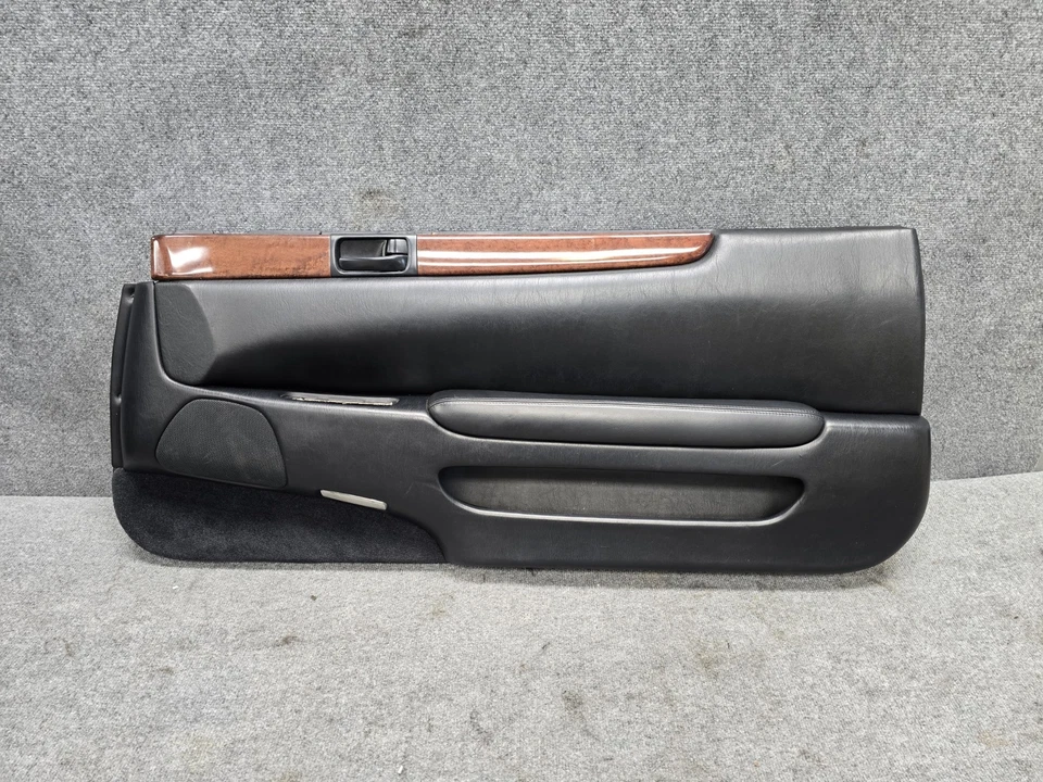 LEXUS 92-00 SC300 SC400 OEM INTERIOR DELANTERO DERECHO NEGRO PANEL PUERTA MOLDURA CUBIERTA Foto 1 de 4