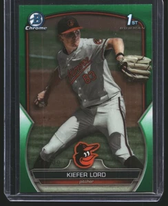 Kiefer Lord 2023 Bowman Draft Chrome Green Refractor Baltimore Orioles #/99 - Picture 1 of 2