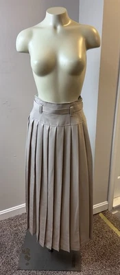 Unworn w/ Tags Vintage Laura Ashley Maxi (?) Skirt Color: Mushroom Size 6 - Image 1 of 4