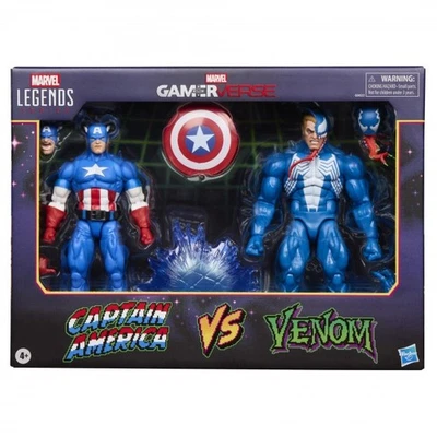 Marvel Legends Gamerverse Captain America vs Venom Action Figure - image 1 of 4
