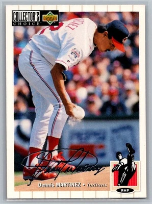1994 Collector's Choice #546 Dennis Martinez Silver Signature - Image 1 of 2