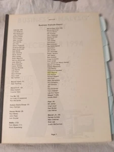 Seltener Marvel Comics Geschäftsanalysebericht internes Dokument 1994 Rarität fast neuwertig - Bild 1 von 9