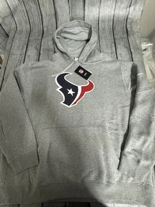 NWT Men’s Nike Houston Texans Hoodie 3XL Grey XXXL Sweatshirt - Picture 1 of 9