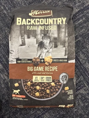 Merrick Backcountry Raw Infused Grain-Free Big Game Freeze-Dried Dog Food 20lb - Image 1 of 4