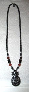 Collana donna 18" ematite, pendente pinnas - Foto 1 di 2
