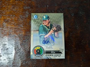2018 Bowman Bowman Scouts' Top 100 Superfractor Auto 1/1 AJ Puk #BTP-19 Auto - Picture 1 of 2