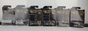 Hot Wheels 50 aniversario negro y dorado. Juego completo de 6 coches. Edición 2017 - Imagen 1 de 15