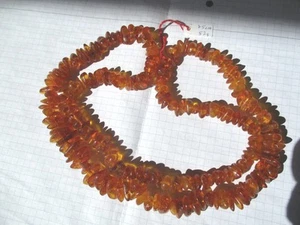 Bernstein Kette honig ca. 75 cm geschliffen endlos 52 g - Bild 1 von 4