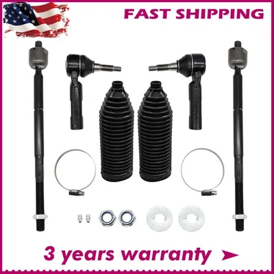 6pc Inner & Outer Tierod Ends for 2011 - 2014 Dodge Charger Challenger 300 RWD Foto 1 de 4