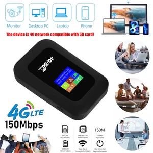 4G 5G LTE Tragbare Mobiler Wireless WLAN WiFi Router Hotspot Modem SIM Karte - Bild 1 von 14