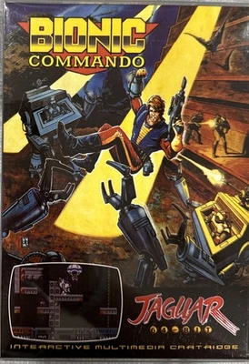 Atari Jaguar Bionic Commando Cartridge Complete CIB - Image 1 of 4