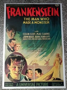 Soggettone 1F - FRANKENSTEIN 1931 - Movie Poster Affiche Manifesto - Foto 1 di 1