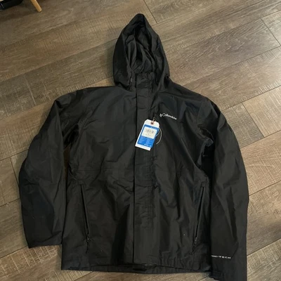 Chaqueta de senderismo Columbia para hombre talla mediana negra  Foto 1 de 4