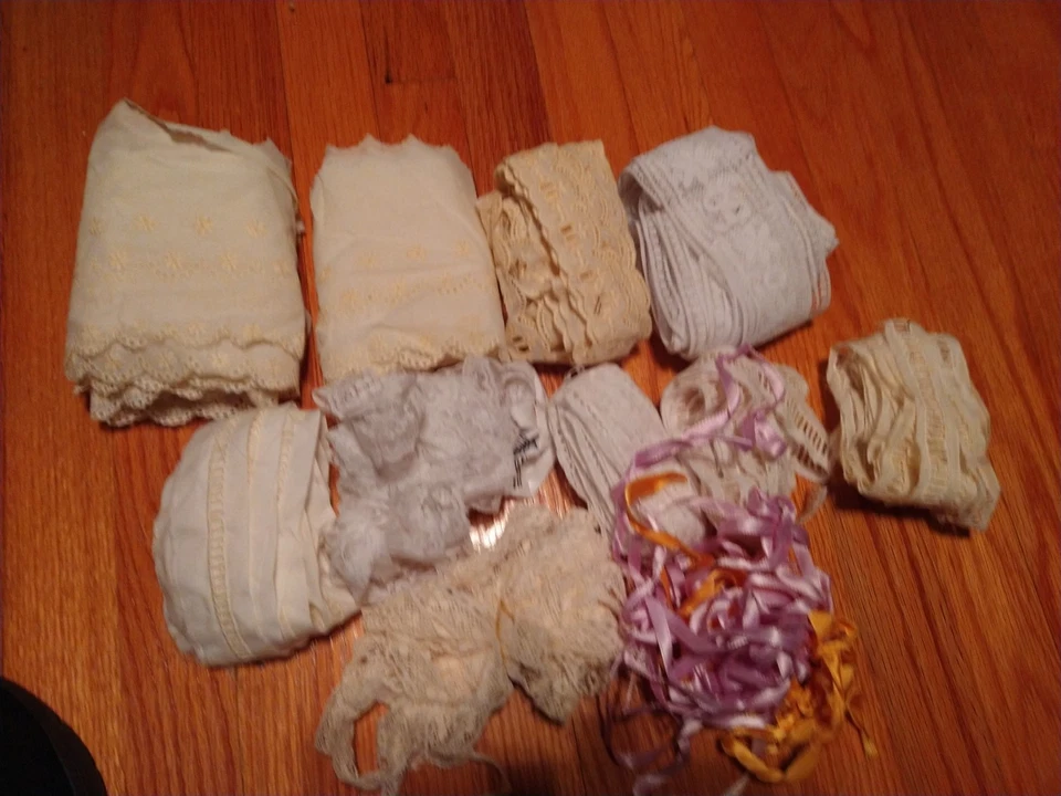 Hermoso encaje guipur estilo francés vintage. 10 disponibles #5 Foto 1 de 1