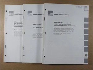 IBM System/360 RPG Programming & FORTRAN IV Manuals 1966 Publications LOT OF 3 - Picture 1 of 7