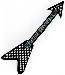 RANDY RHODES - CLASSICA GRANDE CHITARRA A POIS TOPPA CUCITA DAGLI ANNI '80 - Foto 1 di 2