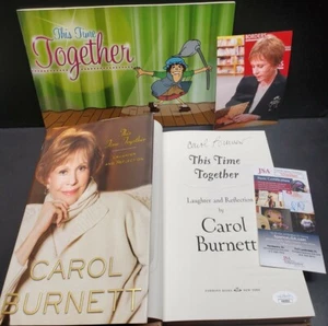 Lot of 2 CAROL BURNETT Books 1 SIGNED THIS TIME TOGETHER AUTOGRAPHED JSA COA - Picture 1 of 2