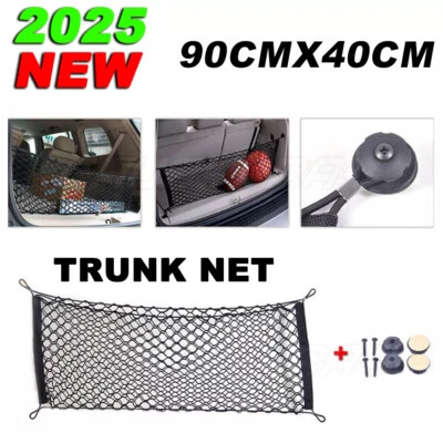 Rede de carga organizadora de malha estilo envelope tronco traseiro para VOLVO XC60 2018-2023 nova - Imagem 1 de 4