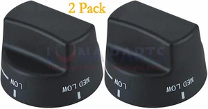 Paquete de 2 perillas de quemador superior Viking PB010206 VGSC, VGRC, VGRT AP5315463, 952591 - Imagen 1 de 1