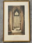 Frank Harding - Early 20th Cent Etching, Five Sisters' Window York Minster