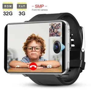 2.86 inch Phone Watch 4G WiFi Android Smart Watches Dual Cameras 3G+32G - Picture 1 of 11