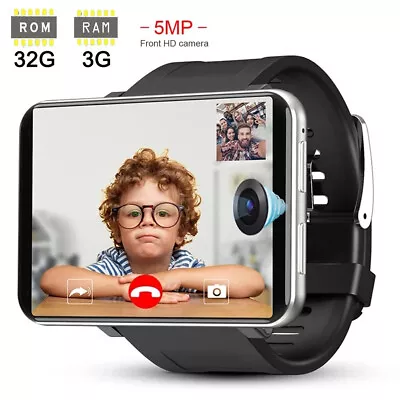 Luxury Smart Watch 4G WiFi Android Smartwatch Dual Cameras 3G+32G 2.86 inch - Image 1 of 4