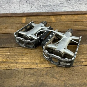 Vintage Shimano Deore XT PD-M731 Pedals Platform Mountain MTB BMX M730 80 90s A2 - Picture 1 of 8