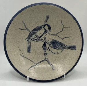 Vintage 1970’s Console Bowl Kohlmeise Purbeck Pottery, 8.5" Diameter - Bild 1 von 8