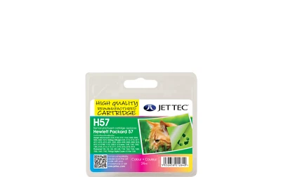 Jet Tec H57 Replacement HP 57 HP C6657AE Colour Inkjet Printer Ink Cartridges - Image 1 of 2