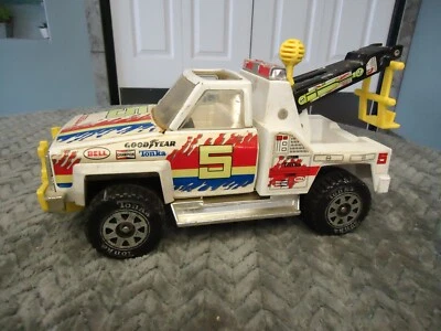 VINTAGE 1983 TONKA TOW TRUCK RACE TEAM # 5 ^ - Image 1 of 4