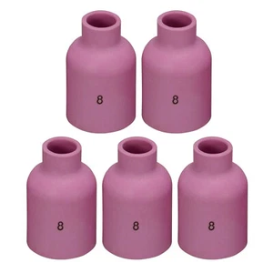 TIG Alumina Nozzle 57N74 8# 1/2" Fit SR DB WP 17 18 26 TIG Welding Torch 5pk - Picture 1 of 4