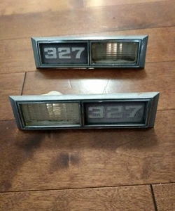 60's Genuine Chevy Impala Front Park Turn Signal ( Pair ) - Picture 1 of 7