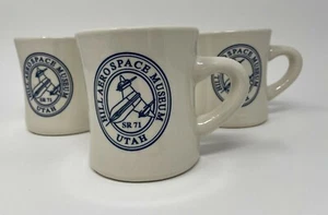 Utah Hill Aerospace Museum Coffee Mugs Cups Set 3 - Picture 1 of 8