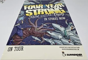 Four Year Strong "Rise Or Die Trying" 12x18 Tour Poster RARE - Picture 1 of 6