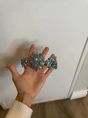 Disney Frozen Queen Elsa Snowflake Halloween Crystal Headband Accessory - Image 1 of 4