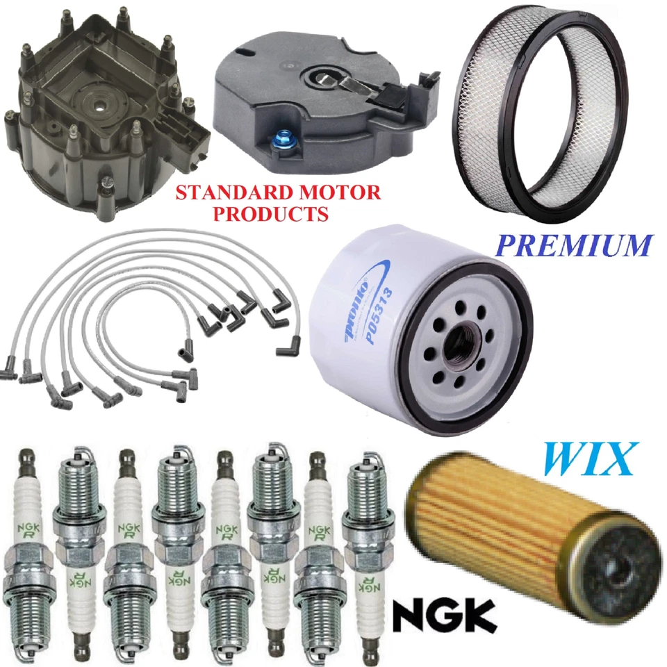 Kit de afinación filtros tapa cable bujías para Pontiac Grand Lemans V8 5,0 L 1977 Foto 1 de 1