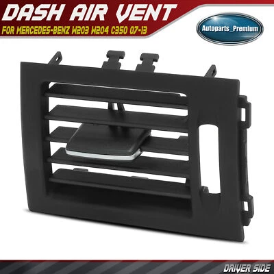 Rejilla de ventilación de aire acondicionado para tablero izquierdo del conductor para Mercedes-Benz W203 W204 C350 07-13 Foto 1 de 4
