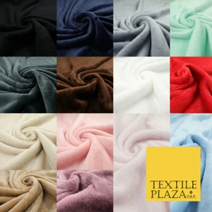 14 COLORES - Material de tela de lana de abrazo suave de doble cara premium - 300GSM - Imagen 1 de 30