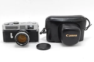 【N MINT+++】Canon 7 Rangefinder Film Camera Silver 50mm f/1.4 Lens From JAPAN - Picture 1 of 12