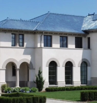 Ludowichi Tejas Azul Mediterráneo, 232 piezas, 206 Cubierta Molde Brida Elevada Foto 1 de 4