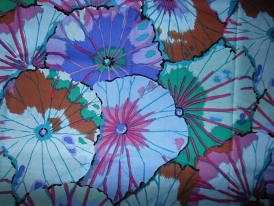 KAFFE FASSETT LOTUS LEAF BLUE GP29 17” X WOF original issue - Image 1 of 2