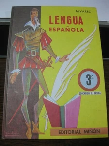 LIBRO TEXTO ESCOLAR ESCUELA LENGUA ESPAÑOLA 1 EGB ALVAREZ MIÑON 1971 NUEVO - Imagen 1 de 7