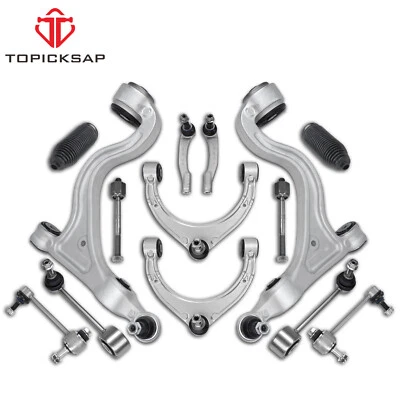 14Pcs Front Control Arms With Tie Rod end For 2014-2016 Porsche Panamera Foto 1 de 4