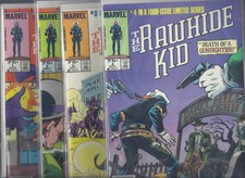 Rawhide Kid #1,#2,#3,#4 Complete Mini-Series Set 1985 " NEWSTAND COPIES !!" NM/M