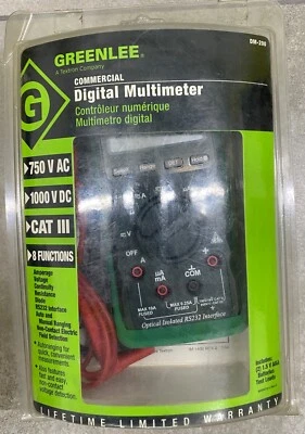 Multímetro digital Greenlee DM-200 Foto 1 de 3